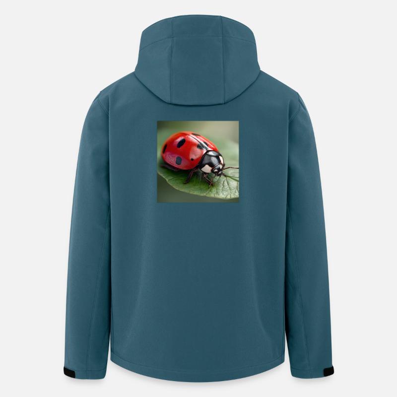 Lucky Charm Ladybug Macro Nature Design - Men’s Recycled Softshell Jacket by Stanley/Stella - stargazer