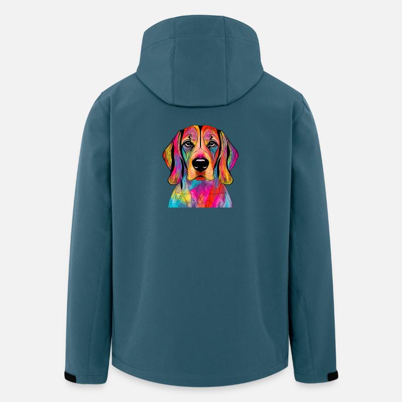 Beagle - Recycelte Männer Softshell-Jacke von Stanley/Stella - Dunkles Petrol