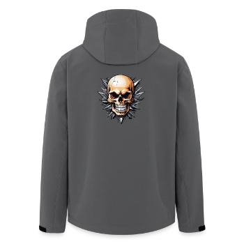 Spikeskull avec Étoile Épineuse - Veste softshell homme en polyester recyclé Stanley/Stella - bleu pétrole foncé - Dos - AI Model Male 185 light (185cm)