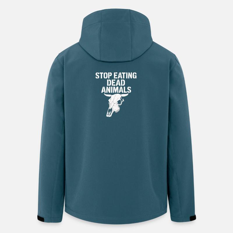 Stop Eating Dead Animals - Men’s Recycled Softshell Jacket by Stanley/Stella - stargazer