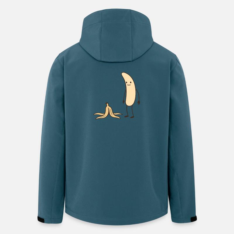 Bananenheld mit Schale - Recycelte Männer Softshell-Jacke von Stanley/Stella - Dunkles Petrol