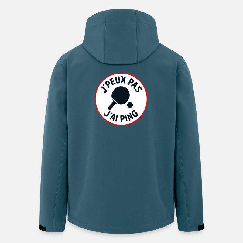 Ich kann nicht, ich ping. - Recycelte Männer Softshell-Jacke von Stanley/Stella - Dunkles Petrol