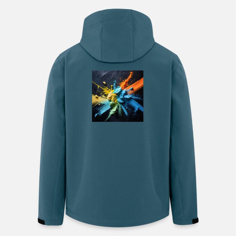 Rainbow dust explosion - Men’s Recycled Softshell Jacket by Stanley/Stella - stargazer