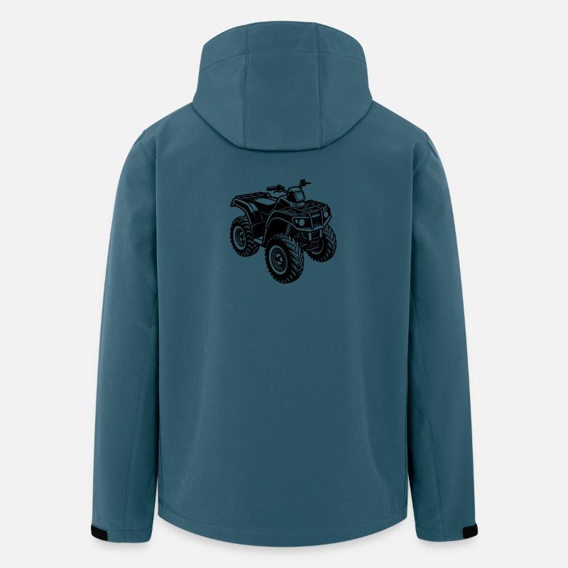 ATV - Recycelte Männer Softshell-Jacke von Stanley/Stella - Dunkles Petrol