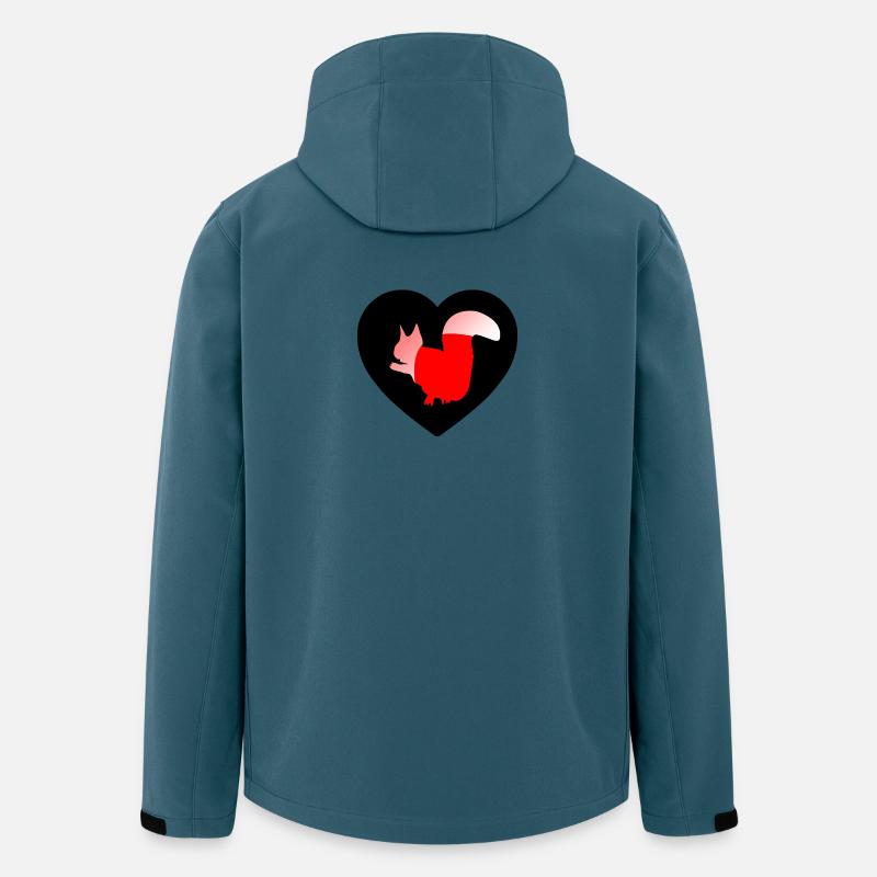 Eichhörnchen - Recycelte Männer Softshell-Jacke von Stanley/Stella - Dunkles Petrol