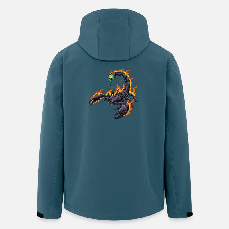 Scorpion with fire - Men’s Recycled Softshell Jacket by Stanley/Stella - stargazer