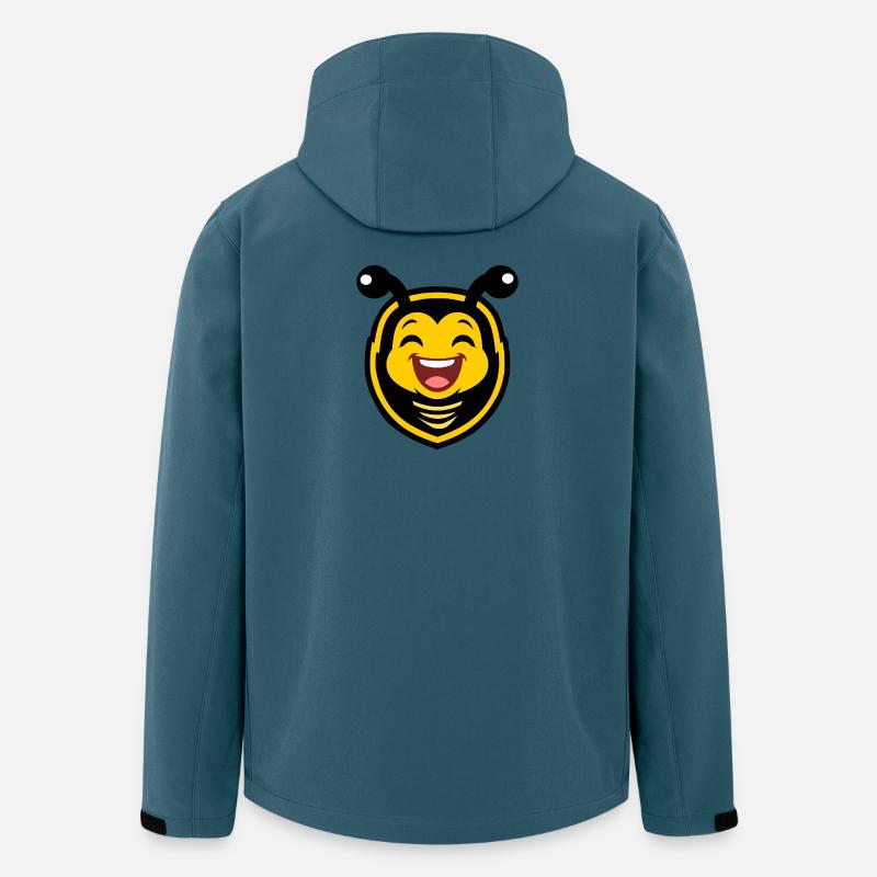 Biene Imkerin Imkerei - Recycelte Männer Softshell-Jacke von Stanley/Stella - Dunkles Petrol