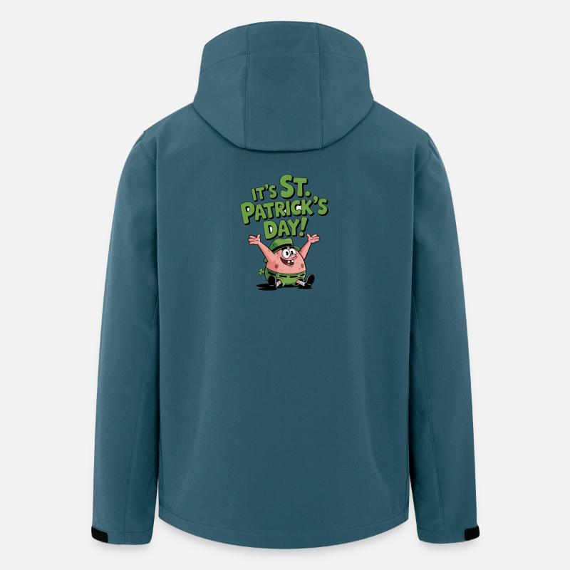 Potato Fun St Patrick's Day - Men’s Recycled Softshell Jacket by Stanley/Stella - stargazer