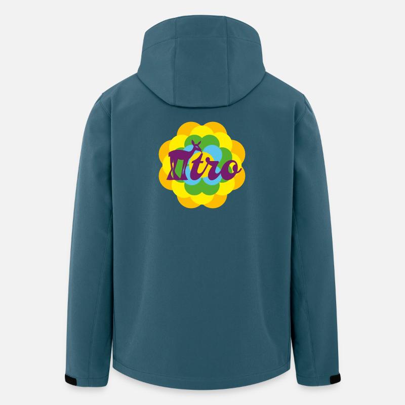 REHtro Retro - Recycelte Männer Softshell-Jacke von Stanley/Stella - Dunkles Petrol