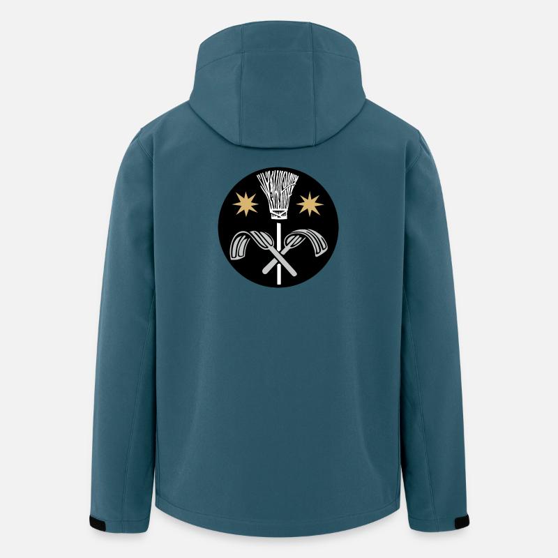 51166_Schornsteinfeger, Kaminkehrer - Recycelte Männer Softshell-Jacke von Stanley/Stella - Dunkles Petrol