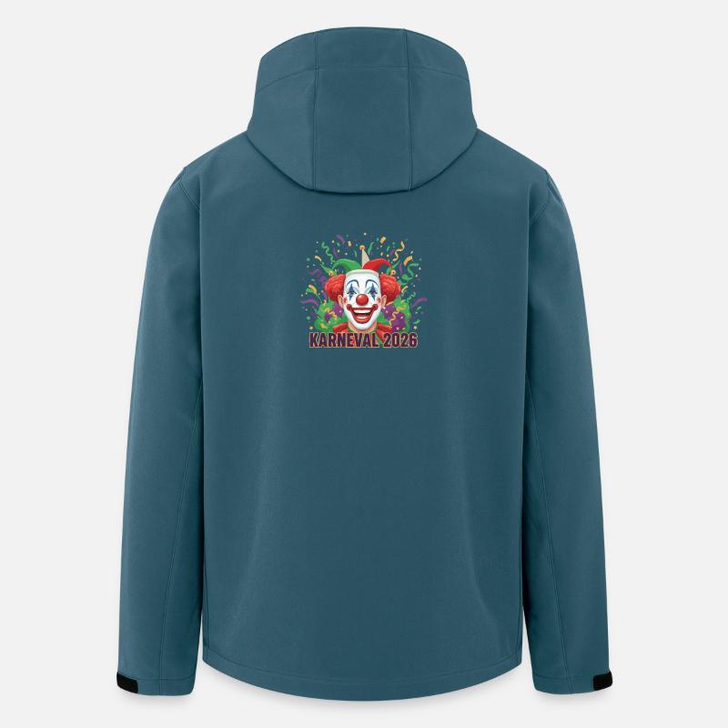 Karneval_2026 - Recycelte Männer Softshell-Jacke von Stanley/Stella - Dunkles Petrol