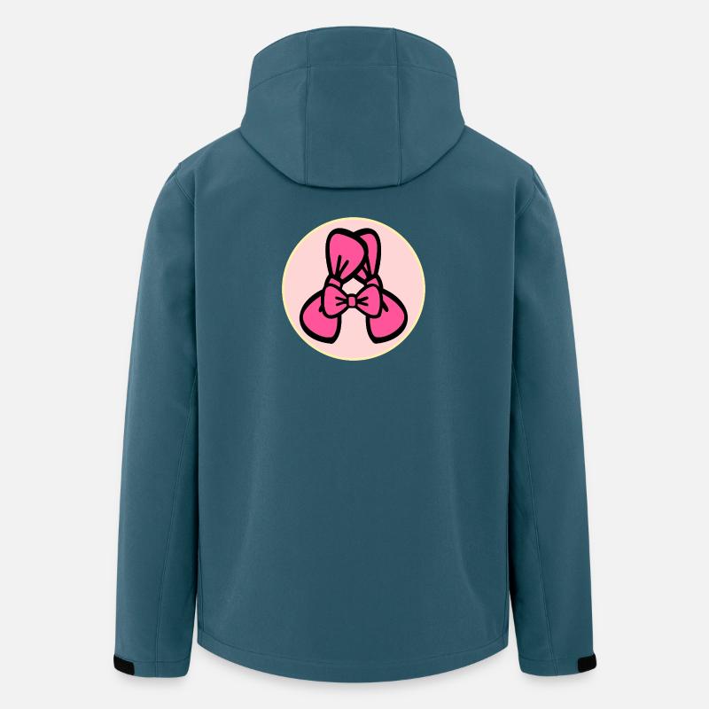 Hair Bow Letter A - Men’s Recycled Softshell Jacket by Stanley/Stella - stargazer