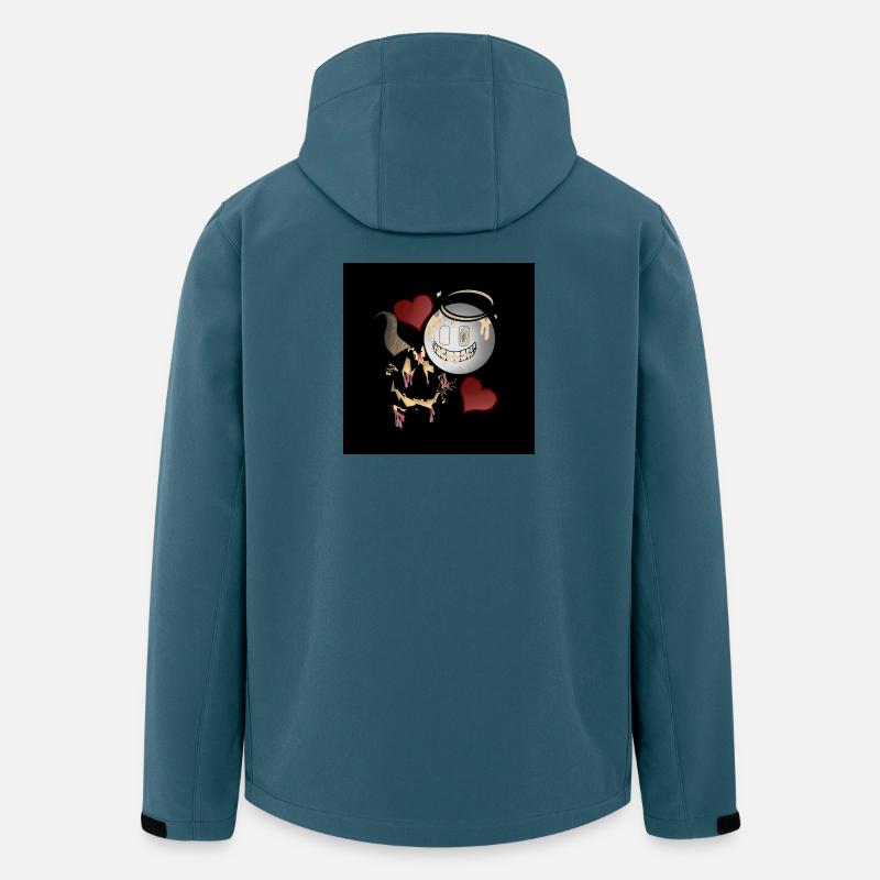 Engel und Teufel Design  - Recycelte Männer Softshell-Jacke von Stanley/Stella - Dunkles Petrol