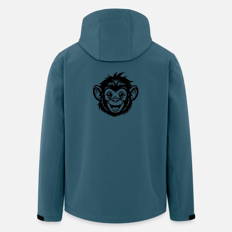 Monkey face - Men’s Recycled Softshell Jacket by Stanley/Stella - stargazer