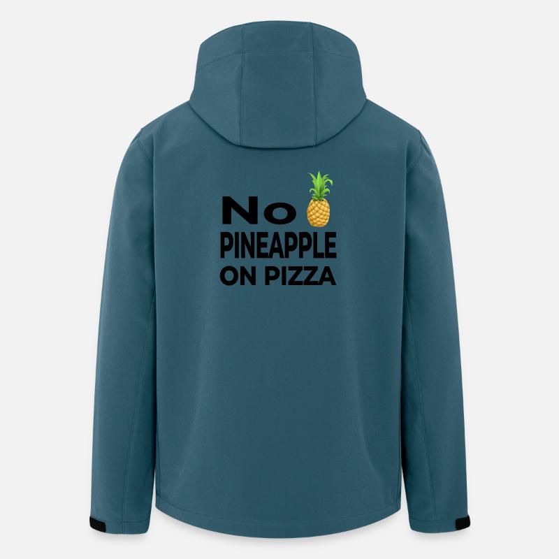 Pizza - Recycelte Männer Softshell-Jacke von Stanley/Stella - Dunkles Petrol