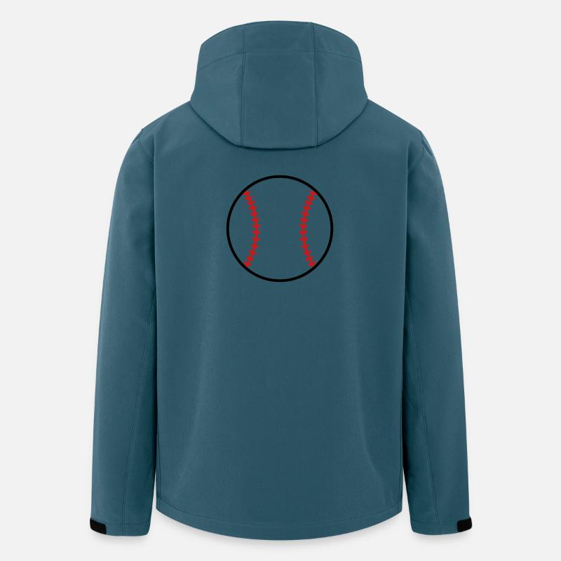 Baseball - Recycelte Männer Softshell-Jacke von Stanley/Stella - Dunkles Petrol
