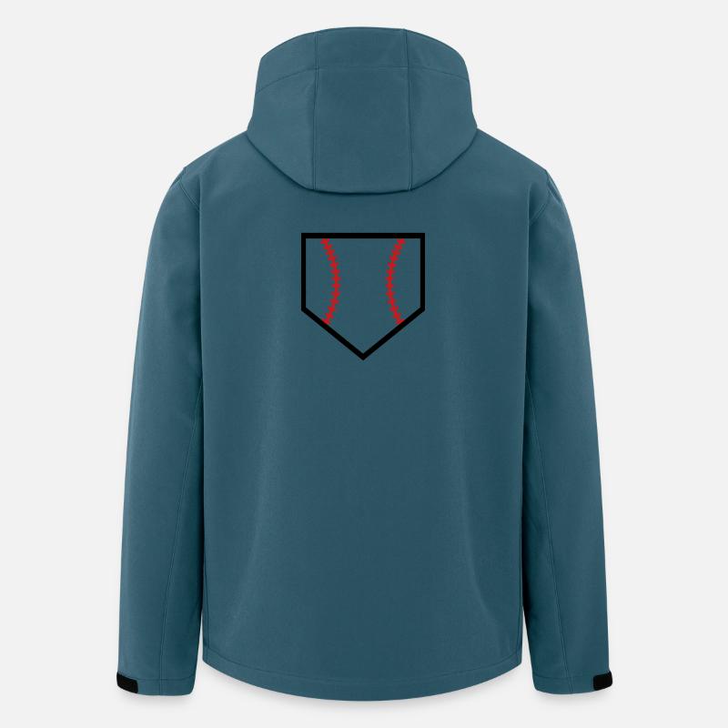 Baseball-Homeplate - Recycelte Männer Softshell-Jacke von Stanley/Stella - Dunkles Petrol