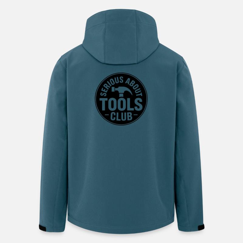 Sérieux à propos du club d’outils - Veste softshell homme en polyester recyclé Stanley/Stella - bleu pétrole foncé