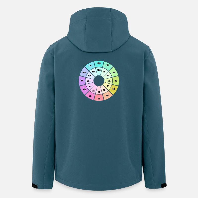 Camelot Wheel - Recycelte Männer Softshell-Jacke von Stanley/Stella - Dunkles Petrol