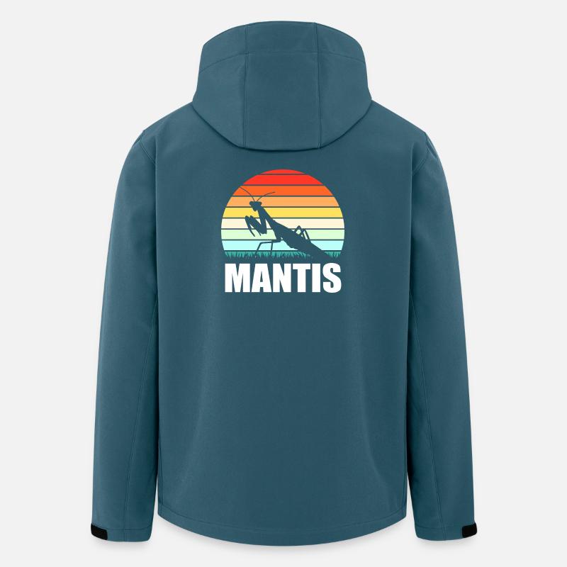 Mantis Gottesanbeter Gottesanbeterin - Recycelte Männer Softshell-Jacke von Stanley/Stella - Dunkles Petrol