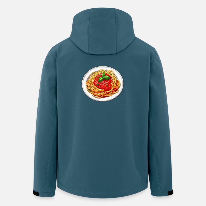 Nudeln mit Tomatensoße - Recycelte Männer Softshell-Jacke von Stanley/Stella - Dunkles Petrol