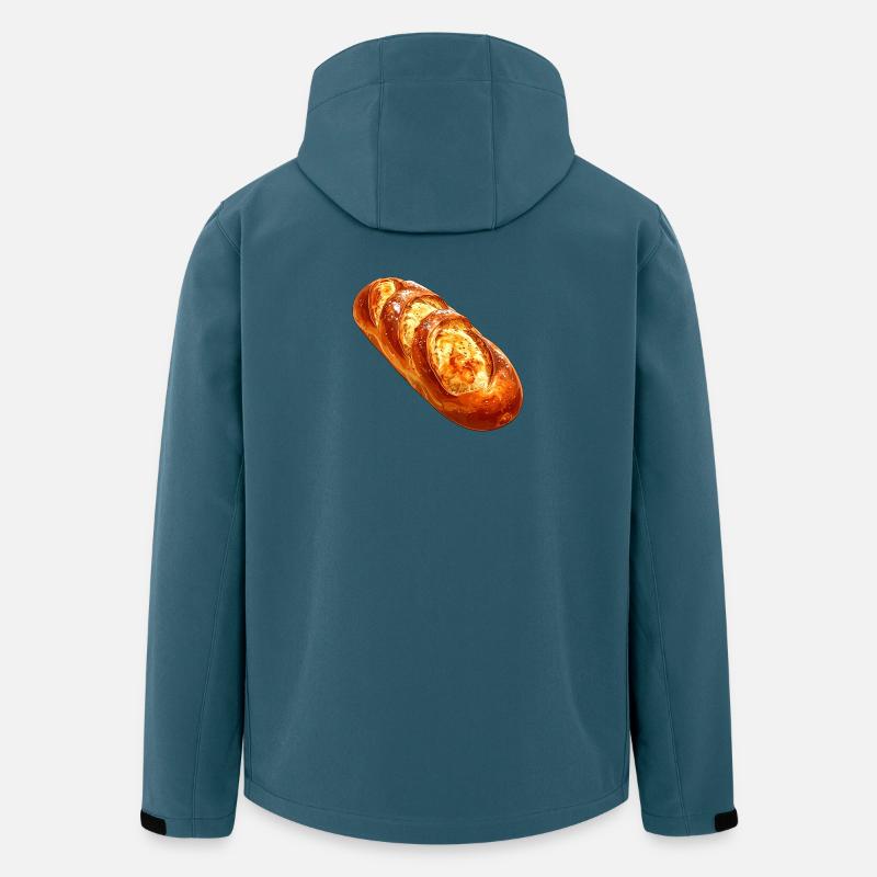 Brot oder Baguette - Recycelte Männer Softshell-Jacke von Stanley/Stella - Dunkles Petrol