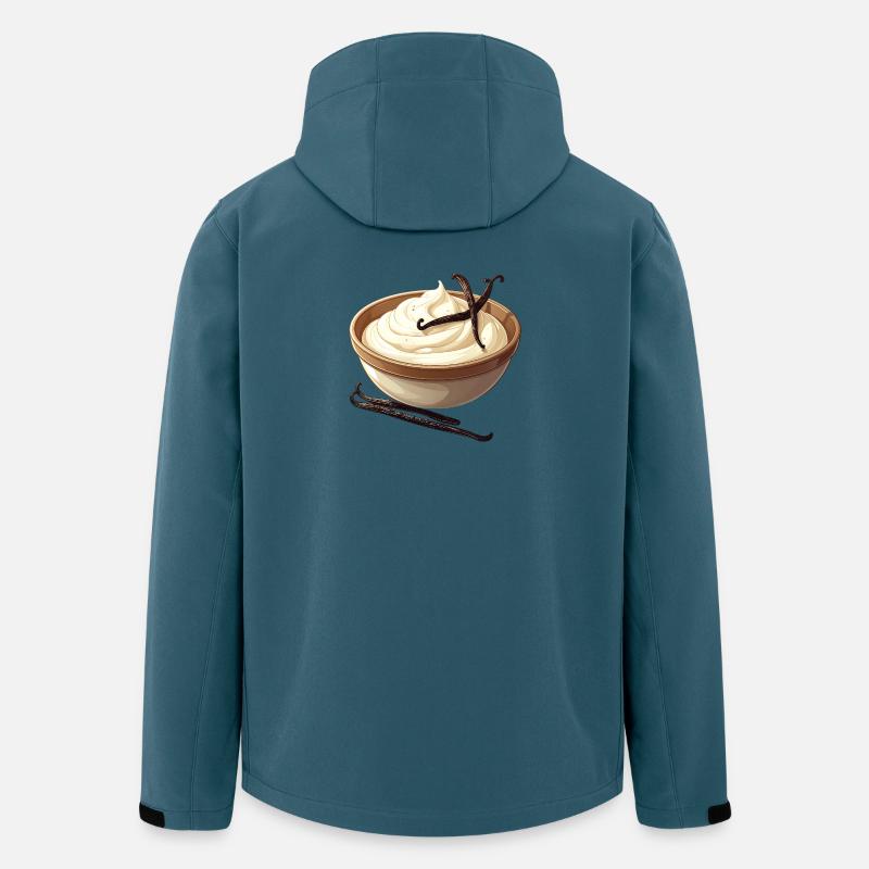 Vanillejoghurt - Recycelte Männer Softshell-Jacke von Stanley/Stella - Dunkles Petrol