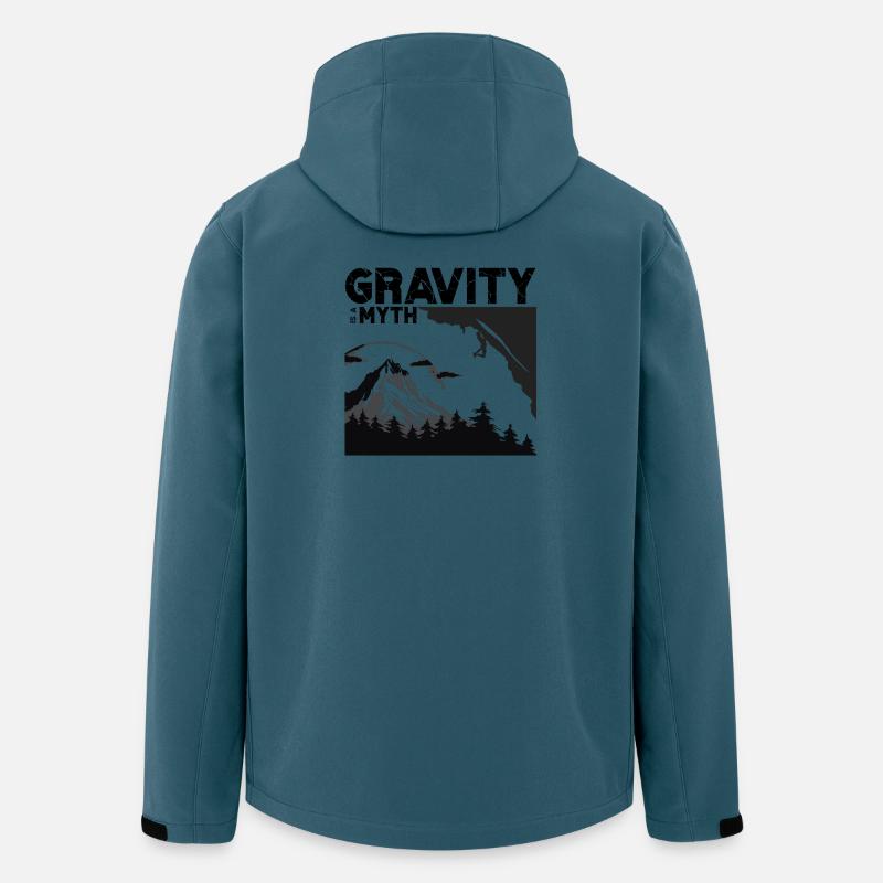 Gravity is a myth - Men’s Recycled Softshell Jacket by Stanley/Stella - stargazer