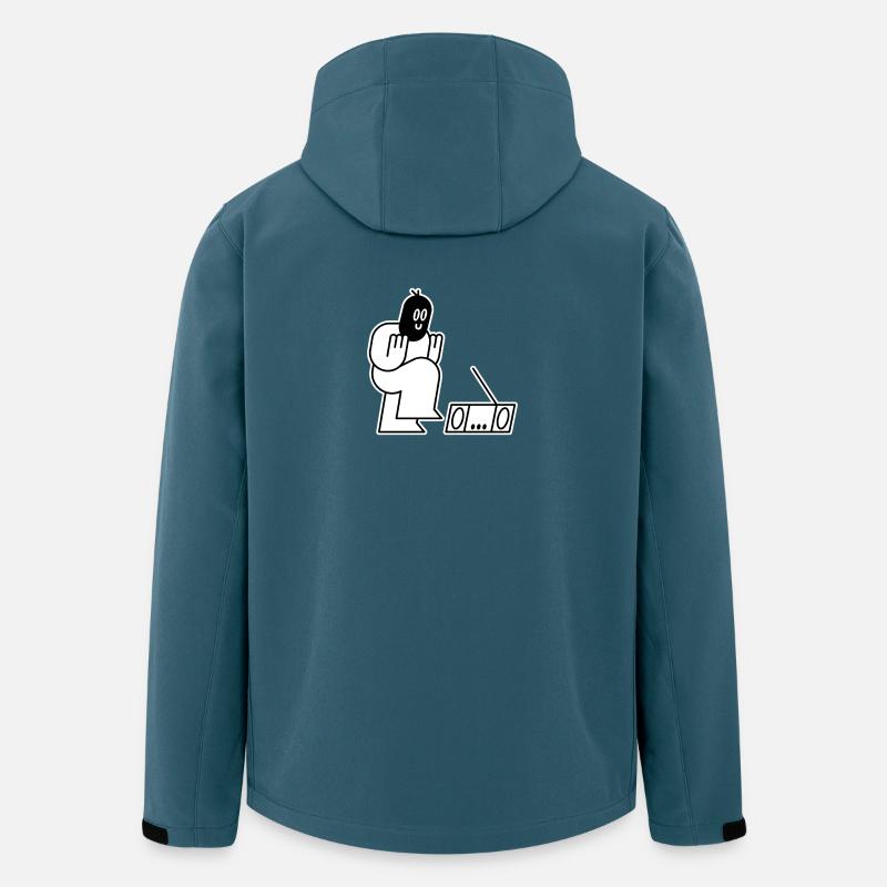 Dancing Thug - Recycelte Männer Softshell-Jacke von Stanley/Stella - Dunkles Petrol