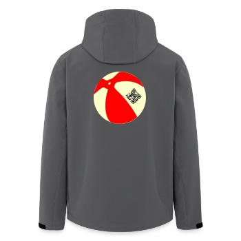 Ball QR - Recycelte Männer Softshell-Jacke von Stanley/Stella - Dunkles Petrol - Hinten - AI Model Male 185 light (185cm)