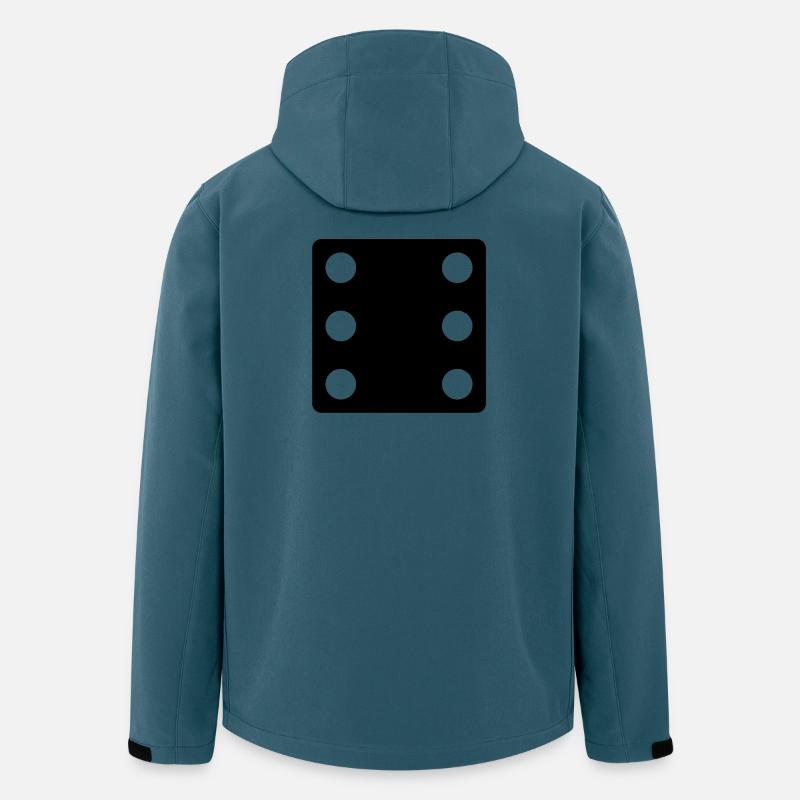 Das Spiel sagt - Recycelte Männer Softshell-Jacke von Stanley/Stella - Dunkles Petrol