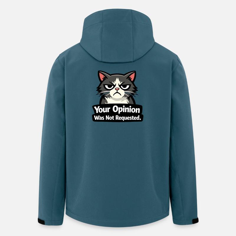 Salty Cat Attitude Tee - Recycelte Männer Softshell-Jacke von Stanley/Stella - Dunkles Petrol