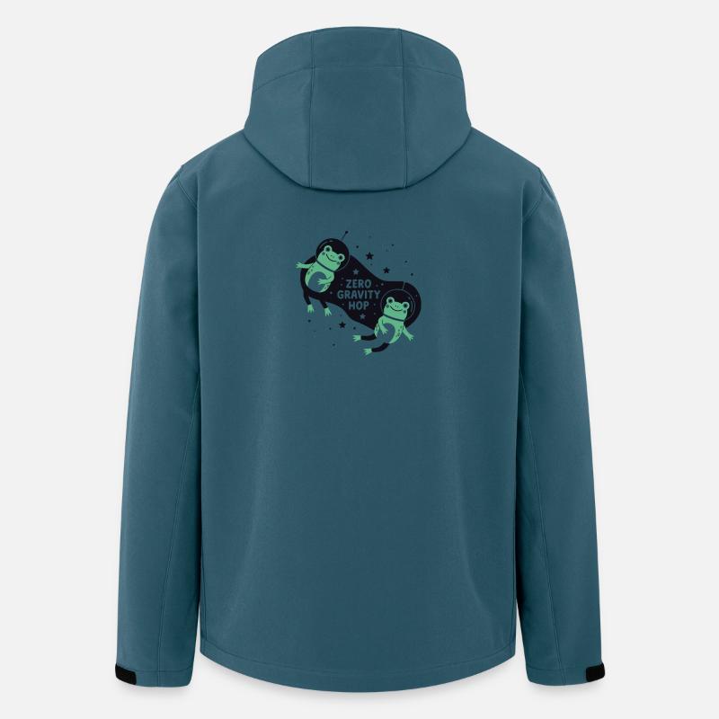 Schwerelosigkeitshop - Recycelte Männer Softshell-Jacke von Stanley/Stella - Dunkles Petrol