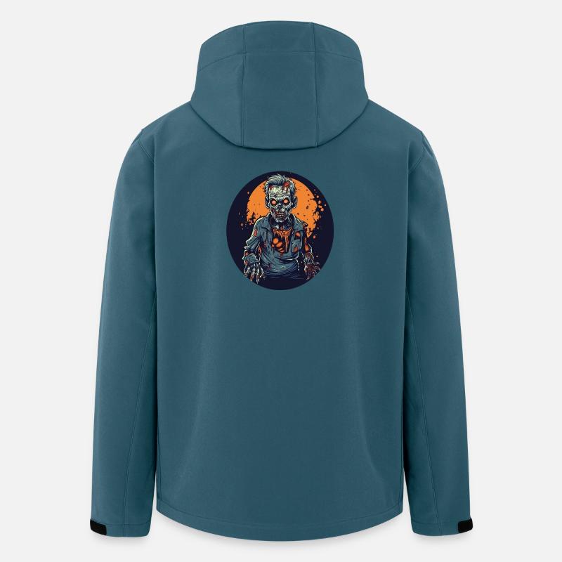 Halloween - Zombie - Horror - Hexe - Recycelte Männer Softshell-Jacke von Stanley/Stella - Dunkles Petrol