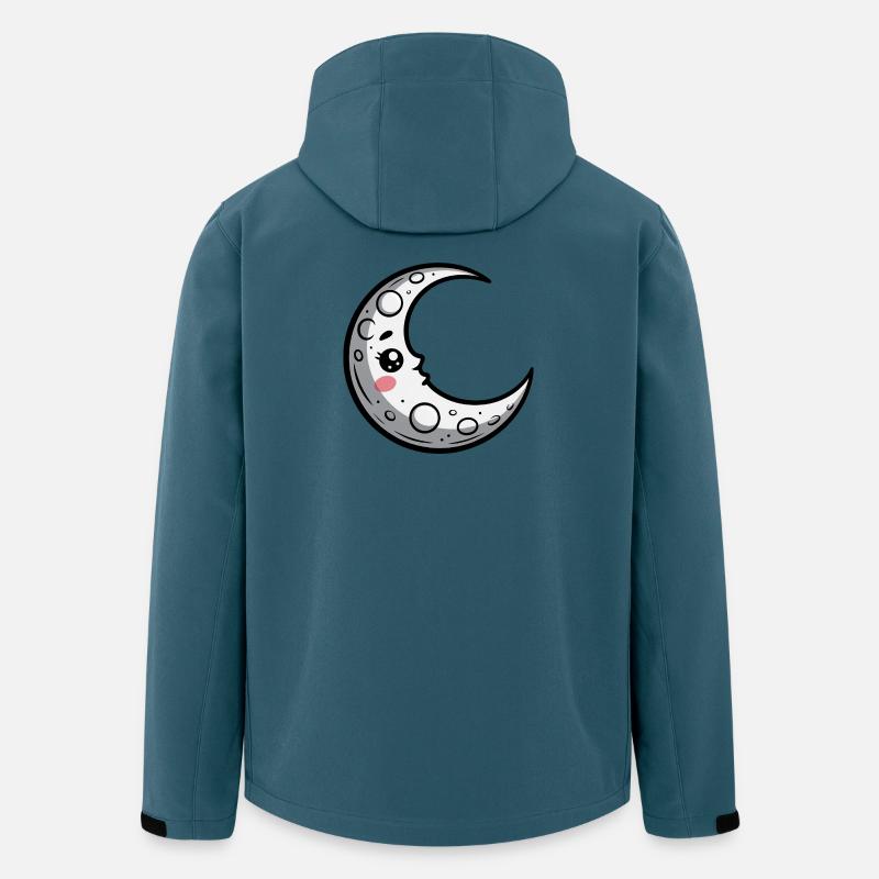 Lune - Veste softshell homme en polyester recyclé Stanley/Stella - bleu pétrole foncé