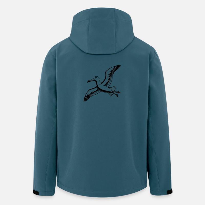 Neuseeländischer Albatros - Recycelte Männer Softshell-Jacke von Stanley/Stella - Dunkles Petrol