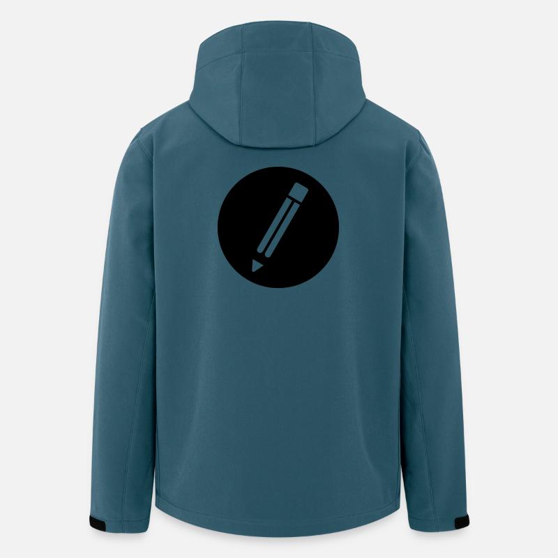 Bleistift - Recycelte Männer Softshell-Jacke von Stanley/Stella - Dunkles Petrol