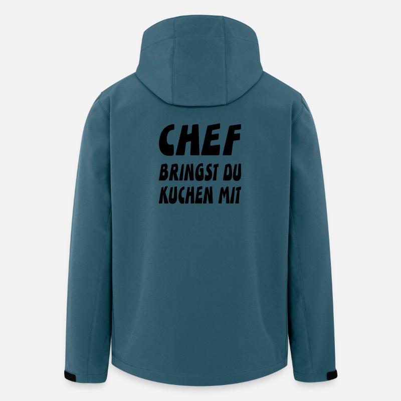 Chef - Recycelte Männer Softshell-Jacke von Stanley/Stella - Dunkles Petrol