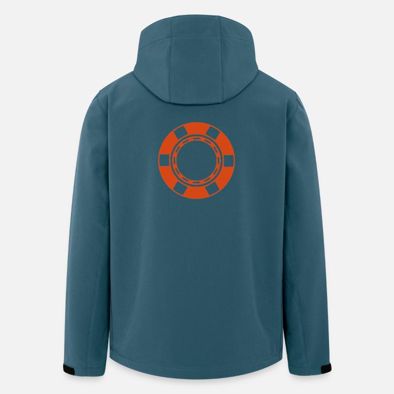 Casino-Münze - Recycelte Männer Softshell-Jacke von Stanley/Stella - Dunkles Petrol