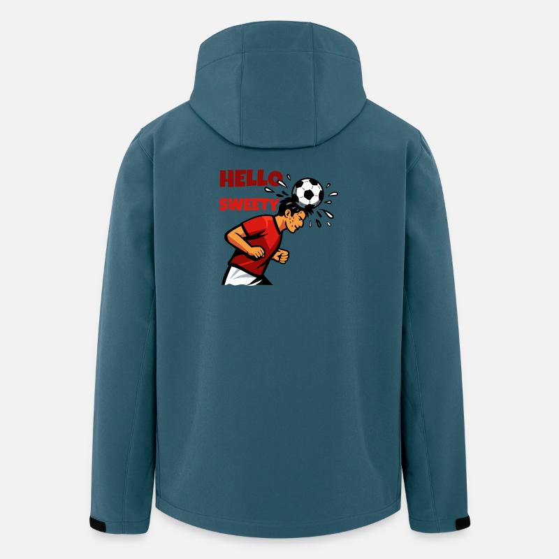 Header Soccer Hero in Game - Men’s Recycled Softshell Jacket by Stanley/Stella - stargazer