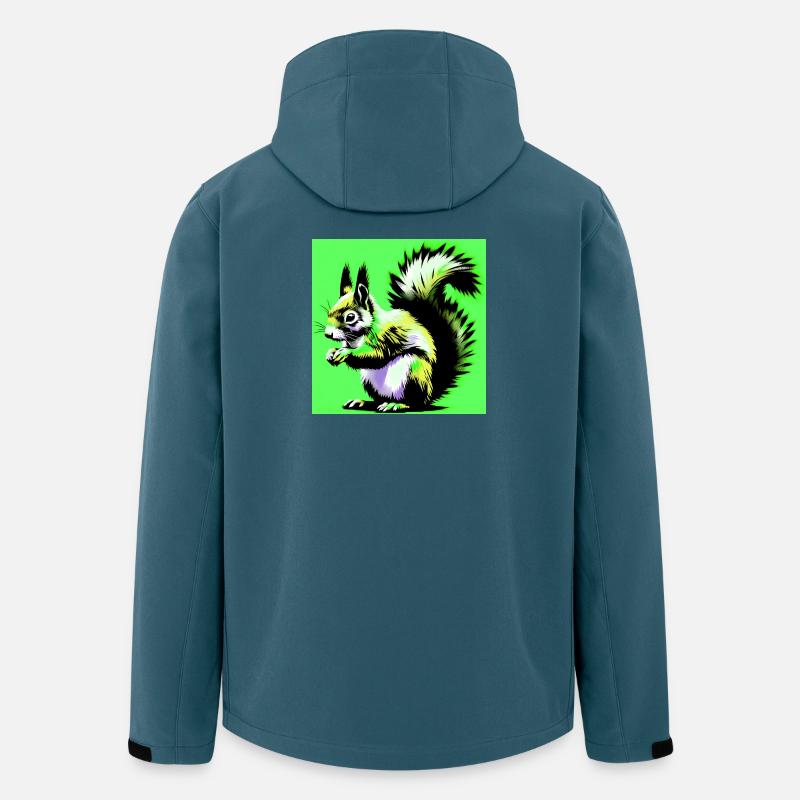 Eichhörnchen - Recycelte Männer Softshell-Jacke von Stanley/Stella - Dunkles Petrol