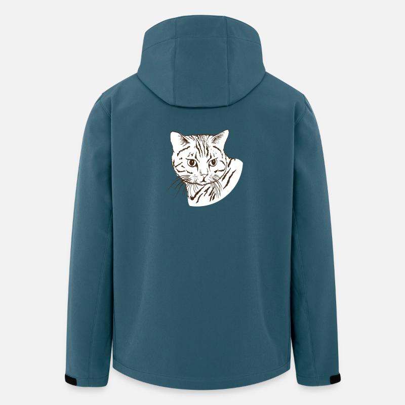Kat - Stanley/Stella herre softshelljakke i genanvendt polyester - mørk petrol