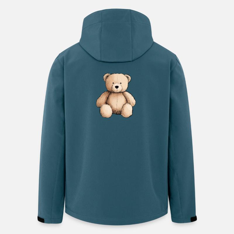 teddy bear, teddy bear, stuffed animal - Men’s Recycled Softshell Jacket by Stanley/Stella - stargazer