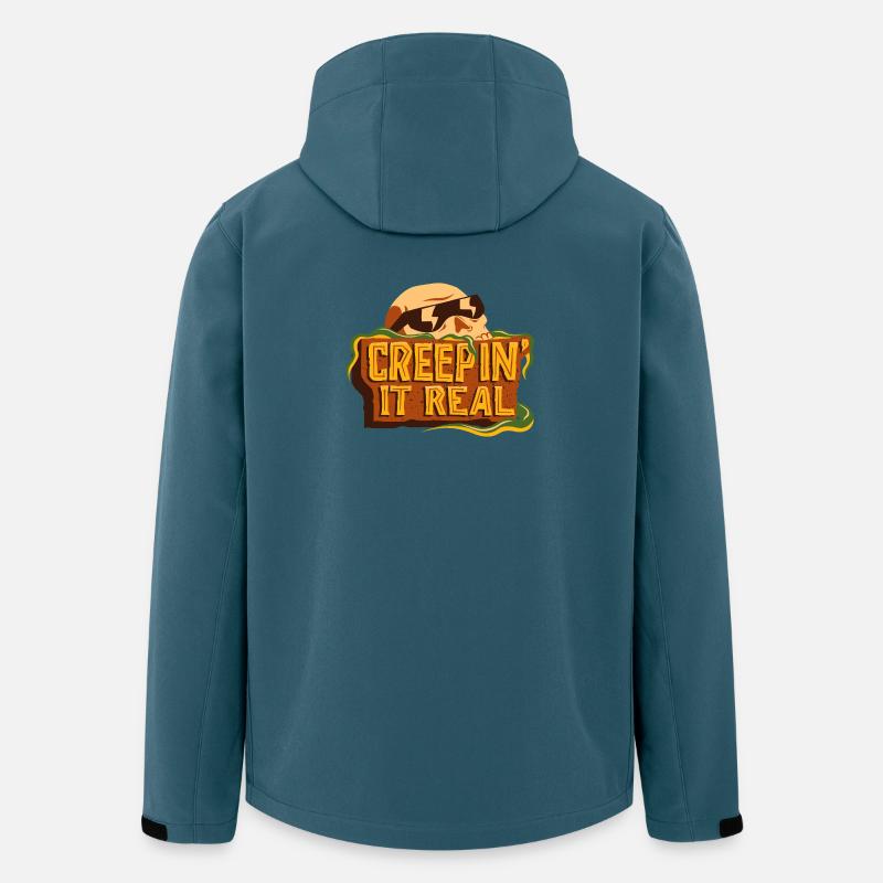 Ça rampe vraiment. - Veste softshell homme en polyester recyclé Stanley/Stella - bleu pétrole foncé
