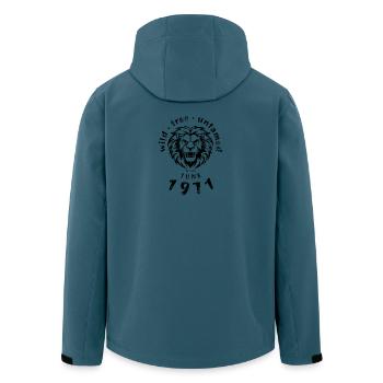 Wild, free & untamed since 06/1971 - Men’s Recycled Softshell Jacket by Stanley/Stella - stargazer - Back - AI Model Male 185 light (185cm)