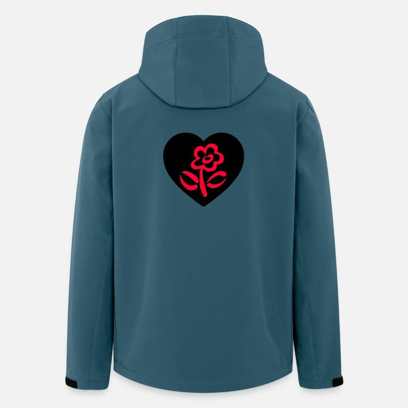 Flowers - Men’s Recycled Softshell Jacket by Stanley/Stella - stargazer