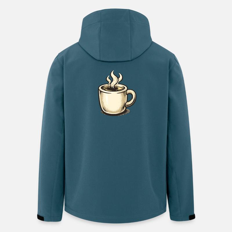Coffee - Men’s Recycled Softshell Jacket by Stanley/Stella - stargazer