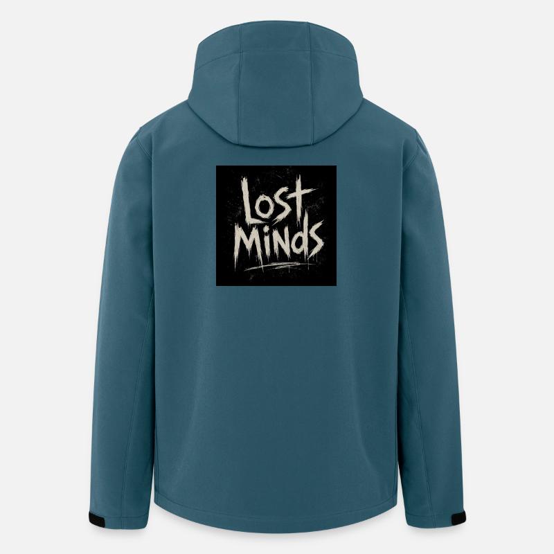 Lost Minds Grunge-Buchstaben - Recycelte Männer Softshell-Jacke von Stanley/Stella - Dunkles Petrol