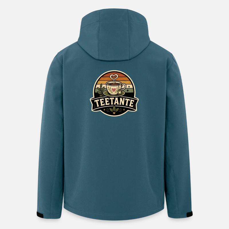 Tea Aunt Retro - Men’s Recycled Softshell Jacket by Stanley/Stella - stargazer
