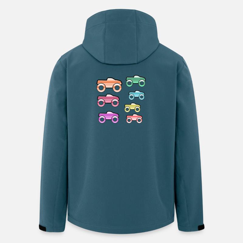 Autos - Recycelte Männer Softshell-Jacke von Stanley/Stella - Dunkles Petrol
